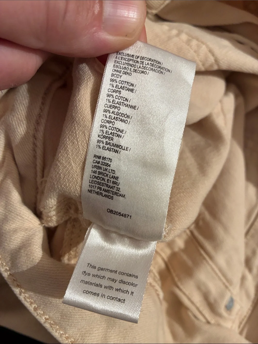 Anthropologie Pilcro Wanderer Relaxed Straight Jeans in Beige, Women’s size 29